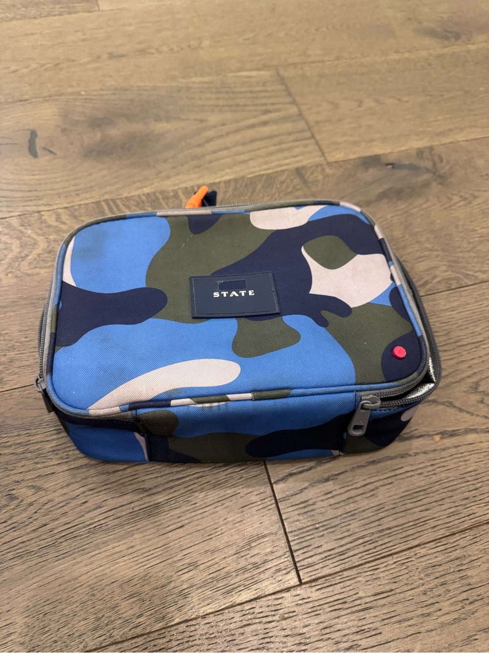 STATE Blue & Green Camo Kids Lunchbox